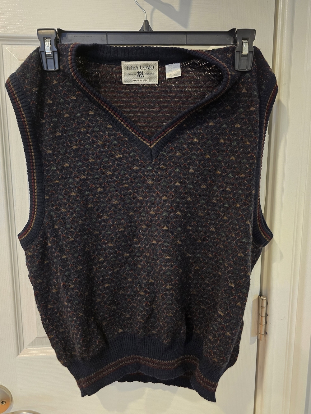 Vintage Made in Italy Idea Uomo Knit Sweater Vest - Men's Large